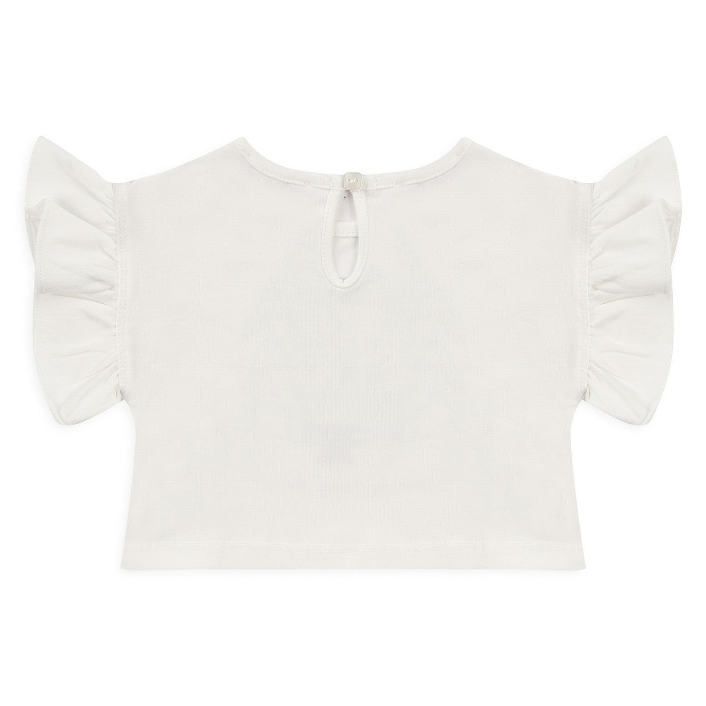 Baby Girl Frill Detailed Tshirt And Shorts Double Set