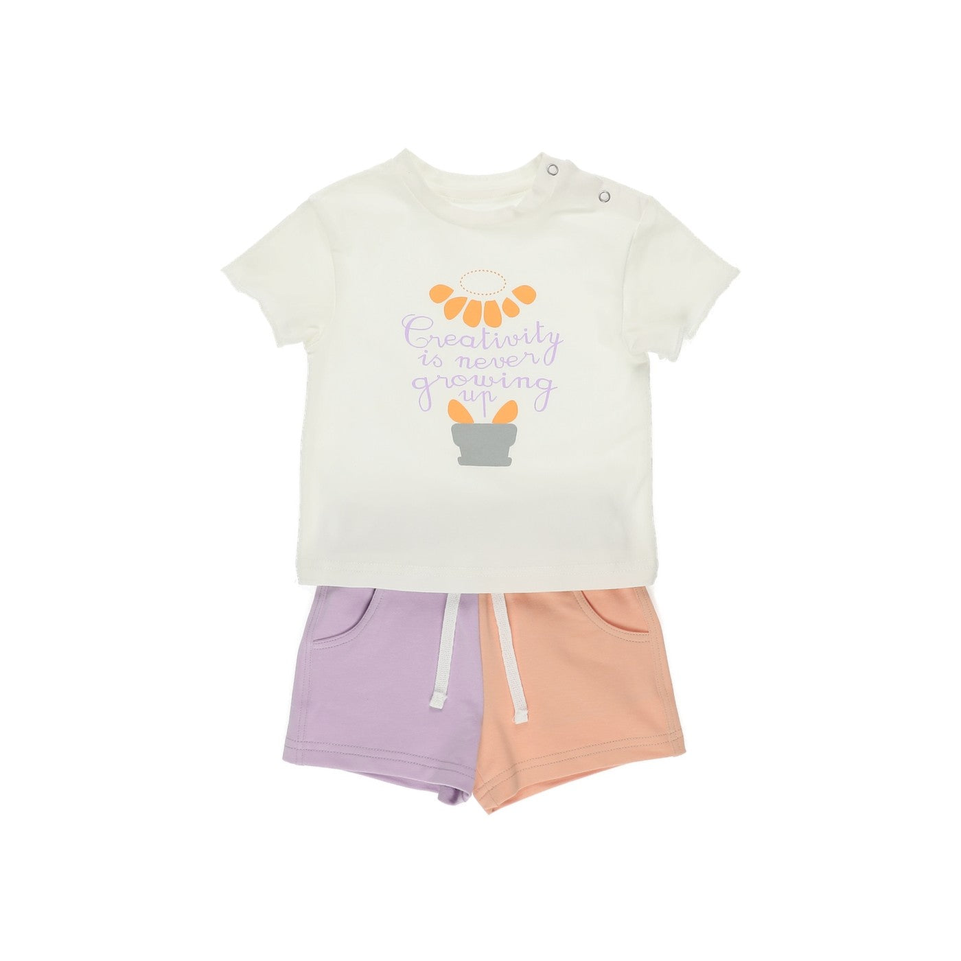 Positive Vibes Baby Girl 2 Piece Set