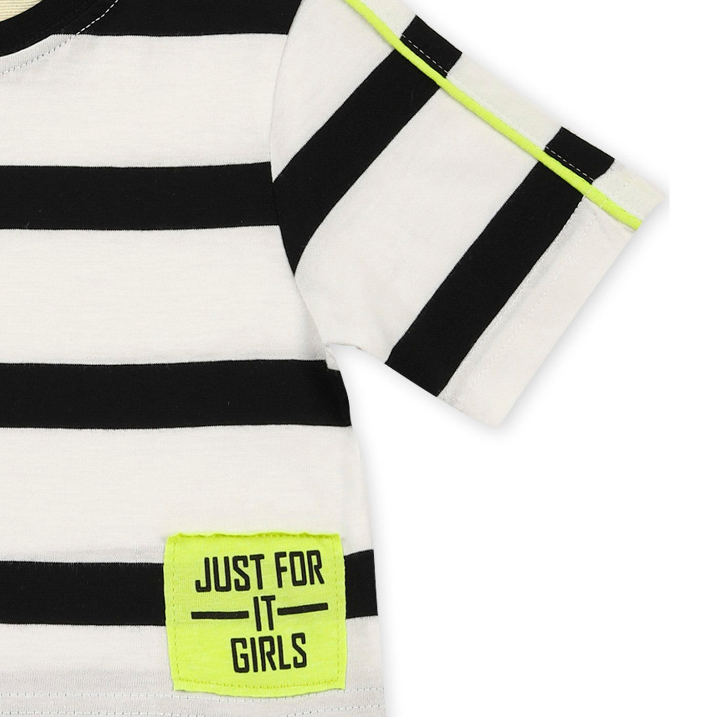 Panco T-Shirt Striped, Lime