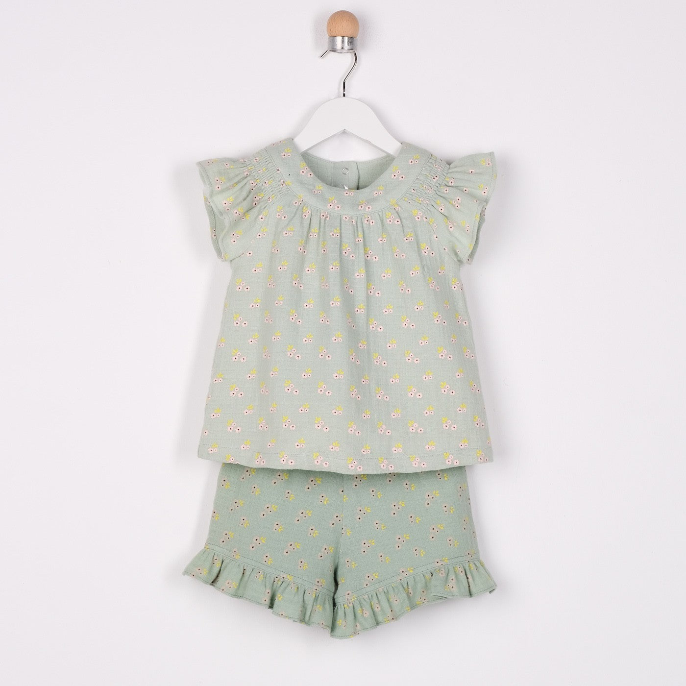 Pureness Blouse & Shorts Set