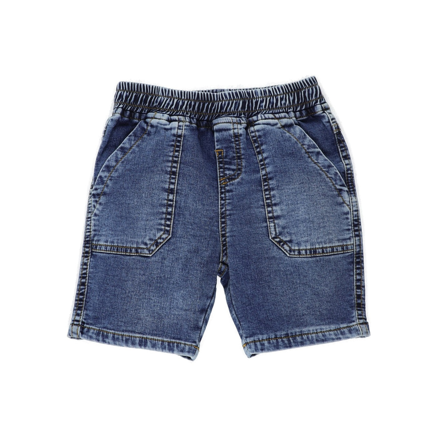 Swim Team Baby Boy Denim Shorts