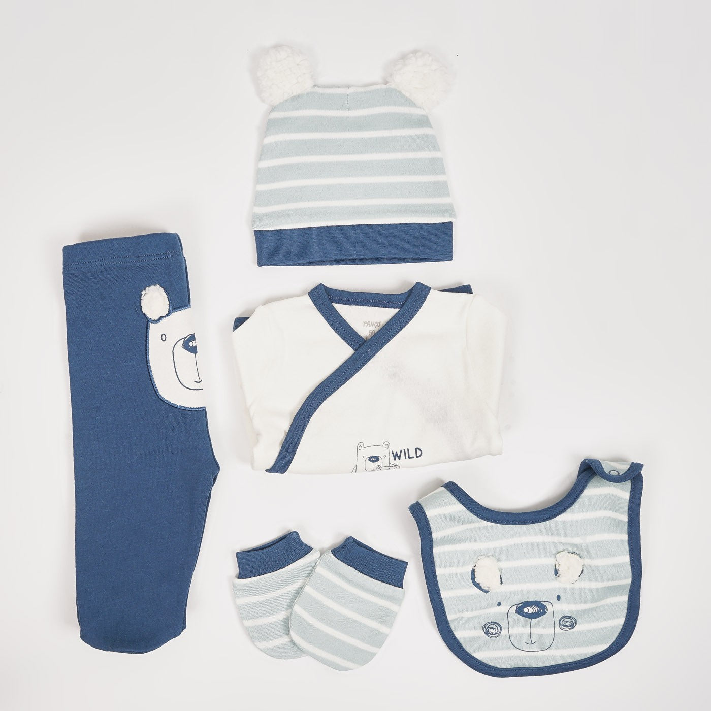 Cute Bear Panco Newborn 5 Newborn Set