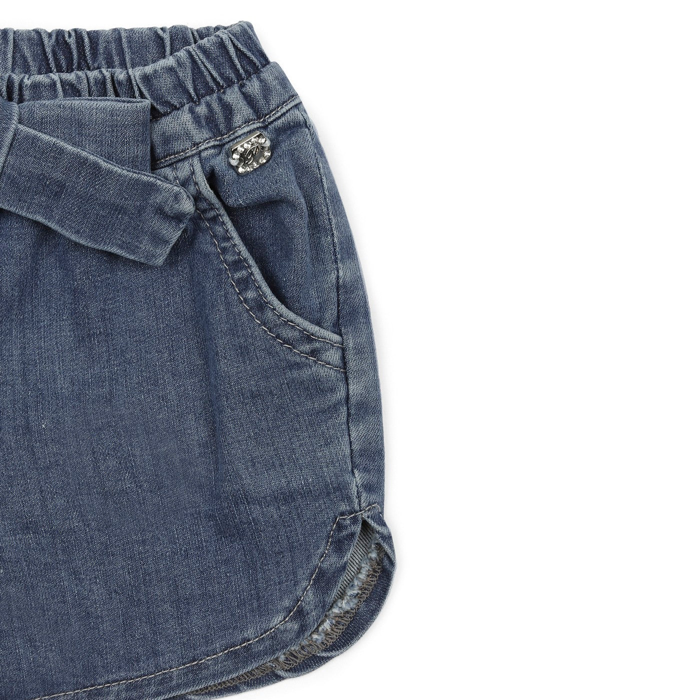 Panco Denim Shorts, Blue Dream