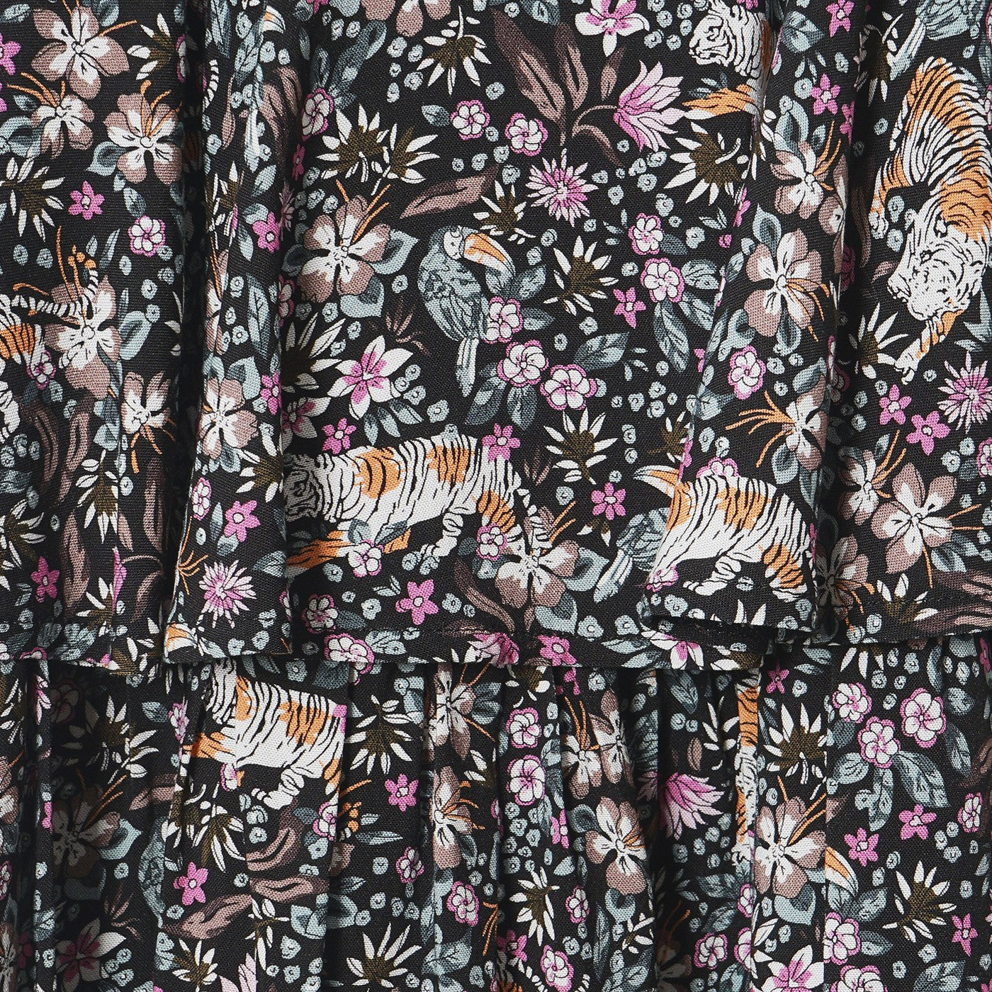 Panco Girls Dress, Wild Jungle