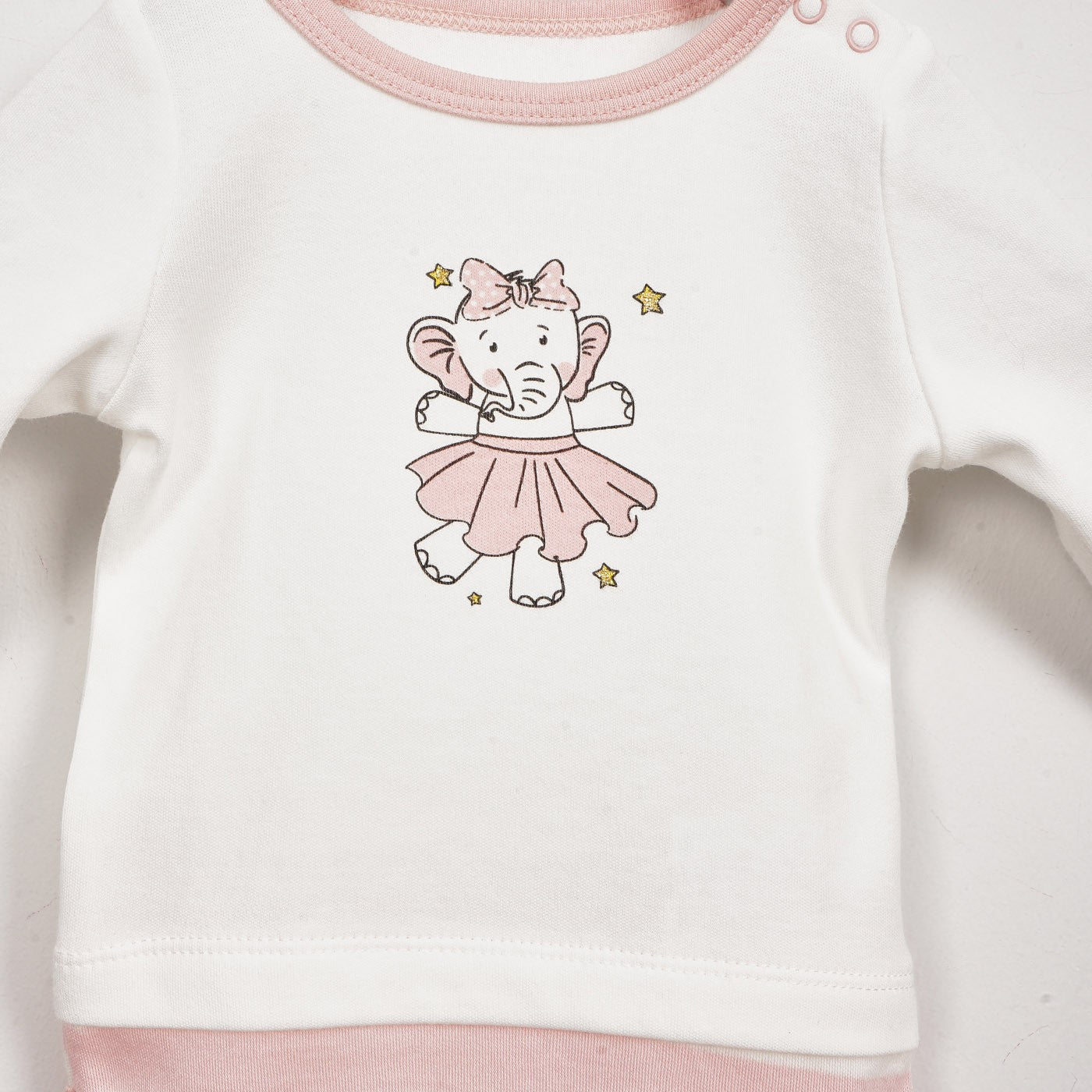 Elephants Newborn Long Sleeve Body