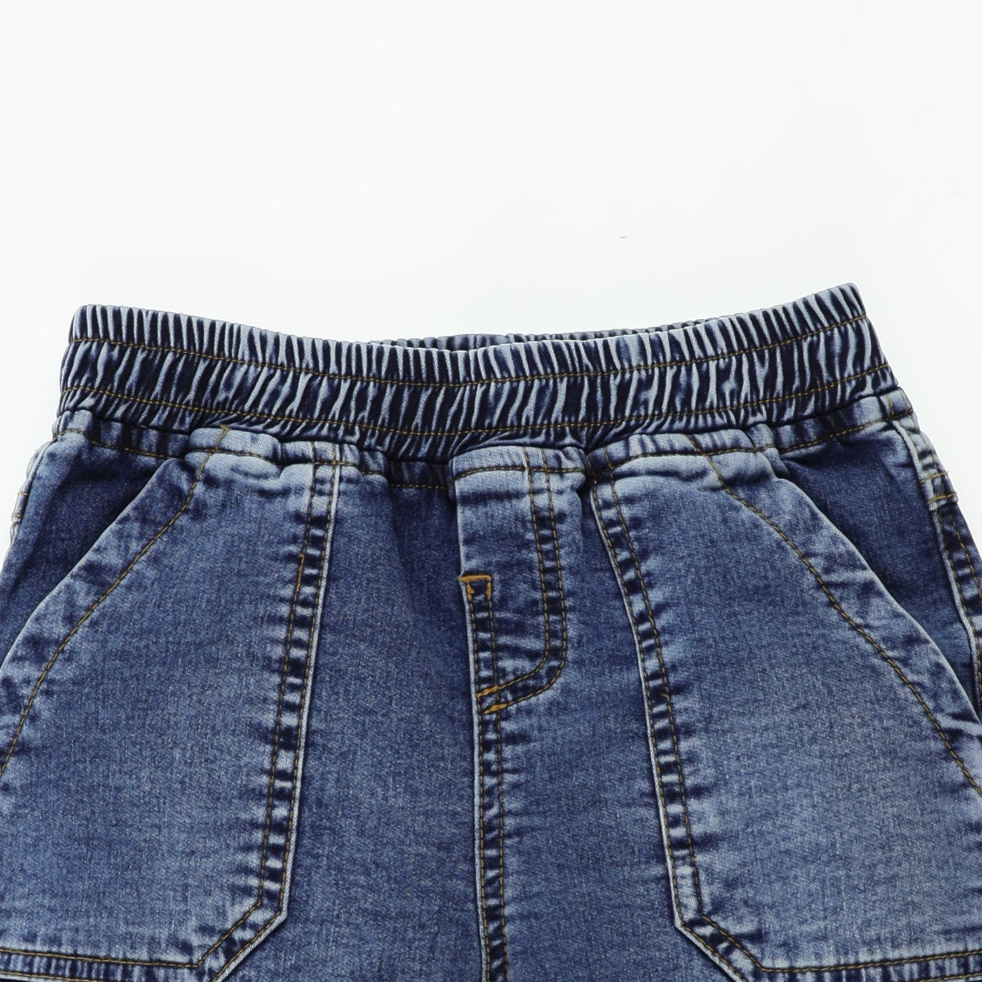 Swim Team Baby Boy Denim Shorts