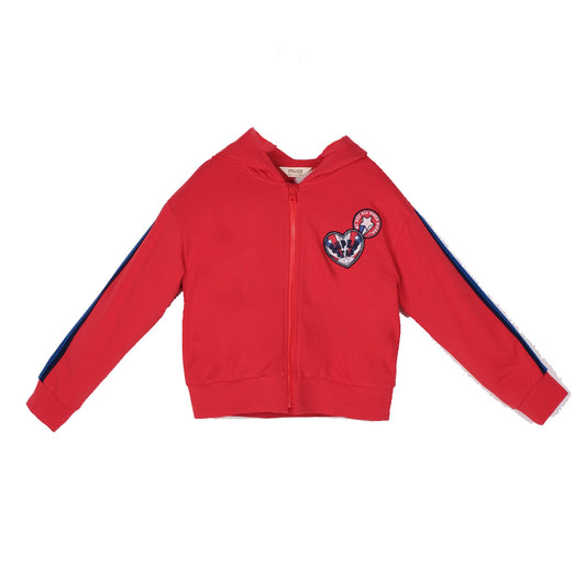 Super Girl Sweatshirt with Zipper