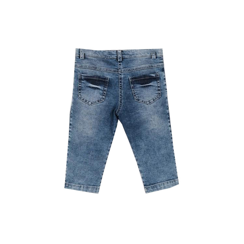 Baby Girl Denim Pants With Buttons On The Front