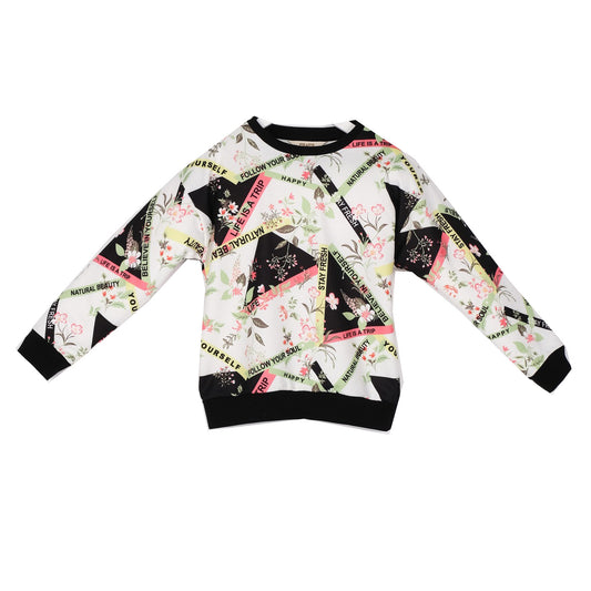 More Flowers Girl Sweatshirt