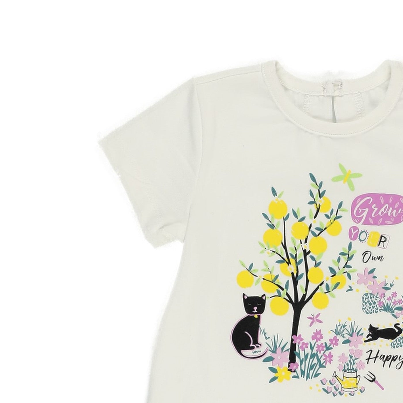 Cute Cat Baby Girl T-Shirt