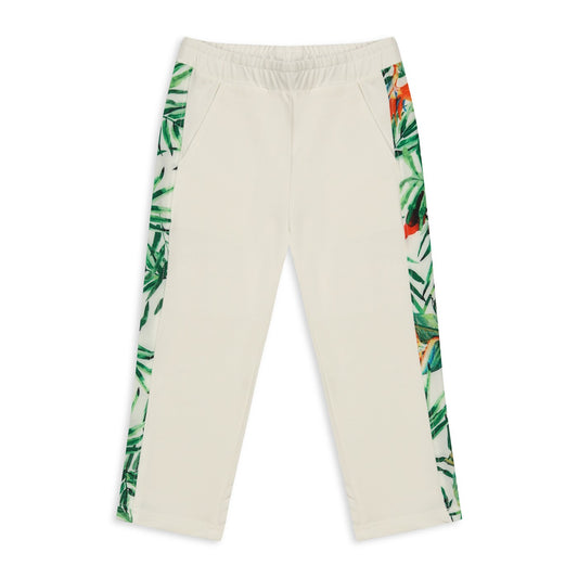 Panco Girl's Green  Sweatpants