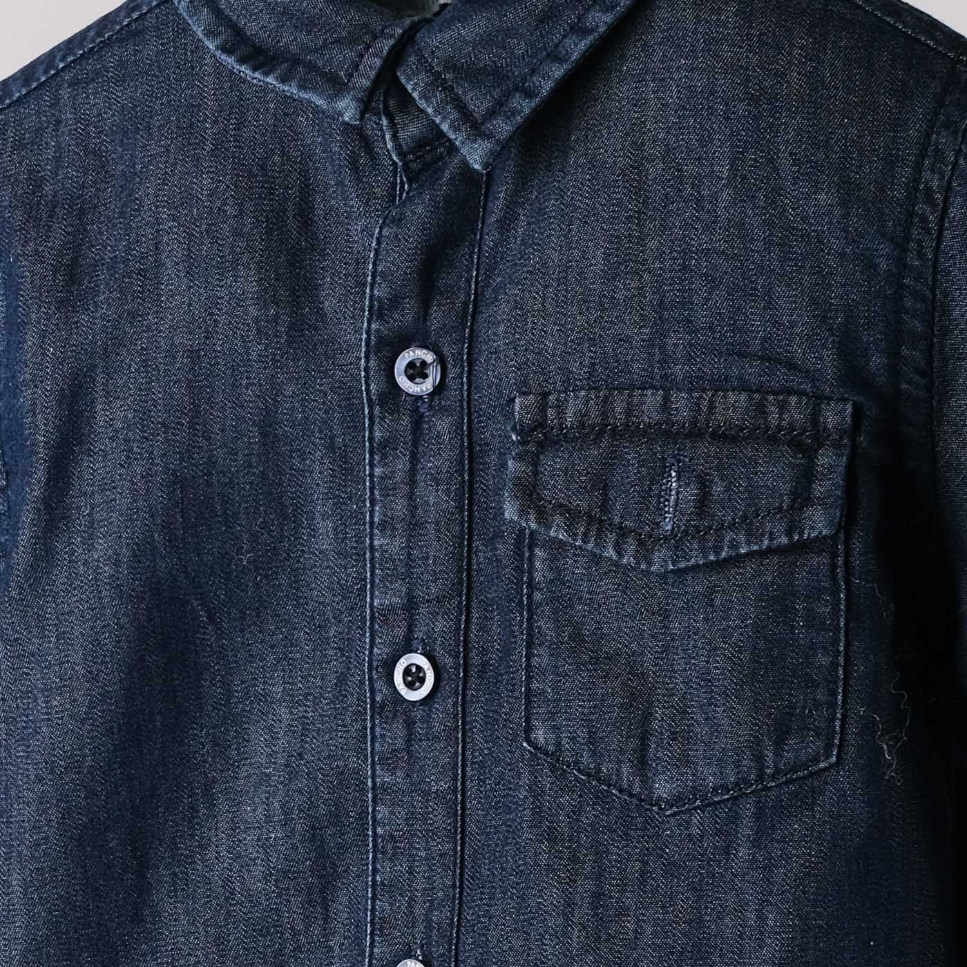 Baby Boy Embroidery Detailed Denim Shirt