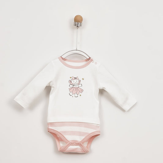 Elephants  Newborn Long Sleeve Body