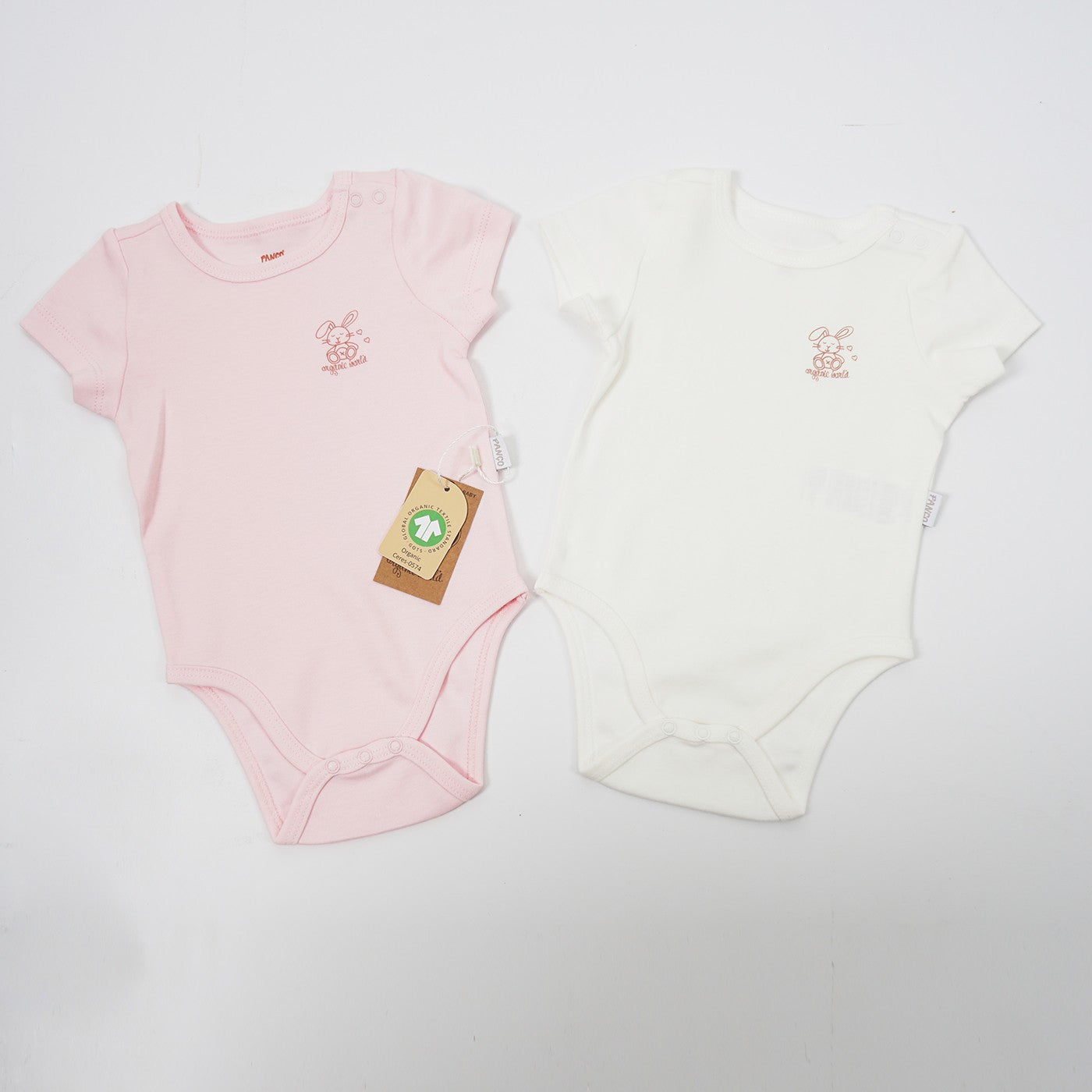 Panco Newborn Double Short Sleeve Basic Body