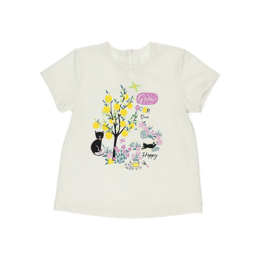 Cute Cat Baby Girl T-Shirt