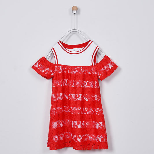 Red Love Girl Knitted Dress