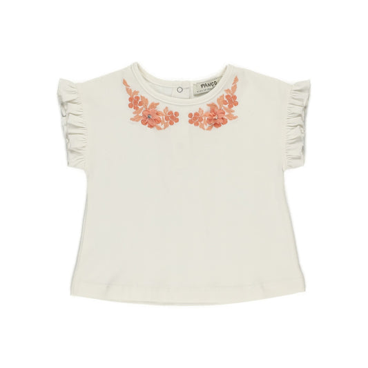 Romantic Garden Baby Girl Short Sleeve T-shirt