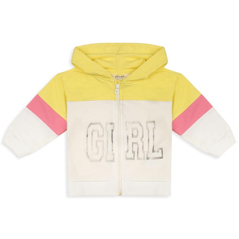 Clouds Baby Girl Zipper Sweat