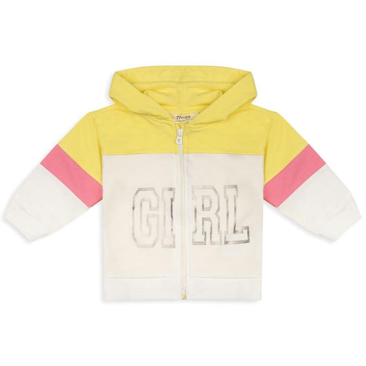 Clouds Baby Girl Zipper Sweat