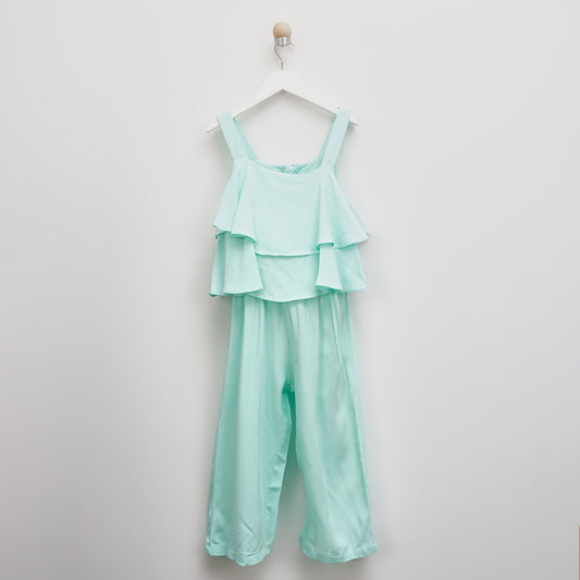 Girl Child's Loose Overall Blocked