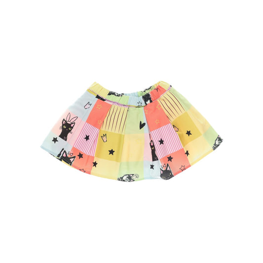 Cute Cat Baby Girl Skirt