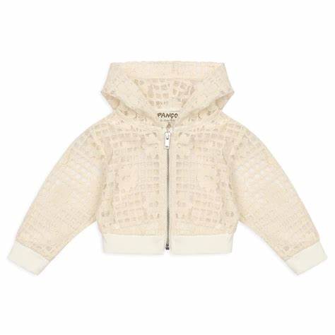 Panco Baby Girl Jacket, Serenity  Beige